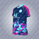 Molde Digital Camiseta Raglan Estandar Mujer