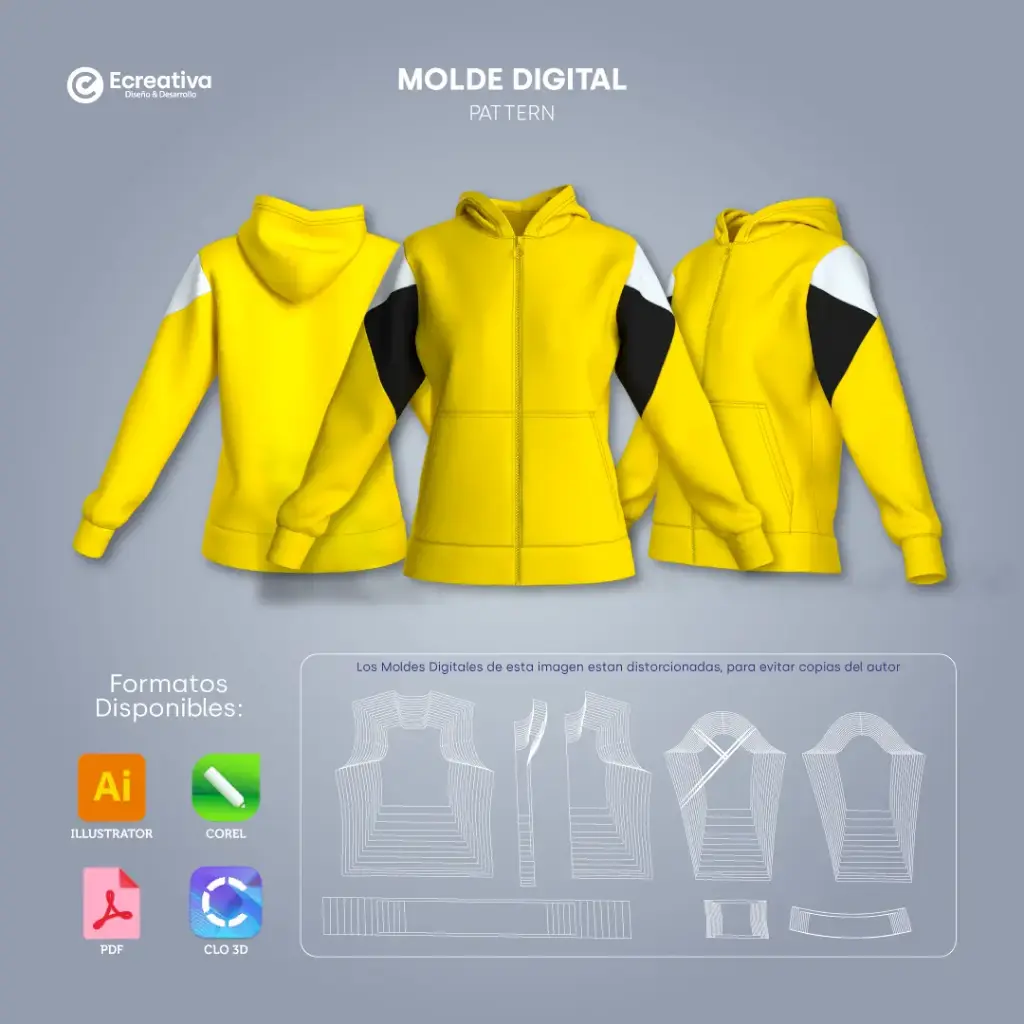Calentado Hoodie Mujer