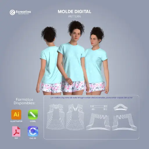 Kit Pijama Verano Mujer