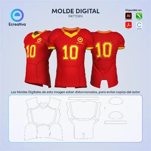 Camiseta Futbol Americano